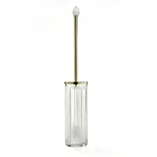 3SC Montblanc Ершик для унитаза напольный со стеклянной колбой, цвет: золото Lucido MB17ACRGD