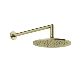 Gessi Anello Верхний душ d25cм с кронштейном L35,8см, цвет: brass PVD 63348#710