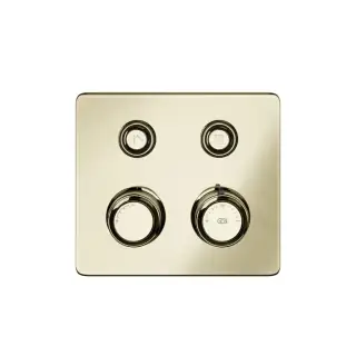 Gessi Hi-Fi Eclectic Смеситель для душа настенный встраиваемый, термостатический, цвет: brass PVD 65232#710