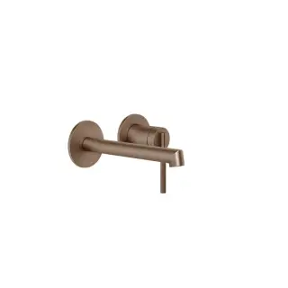 Gessi Ingranagio Внешняя часть смесителя для раковины, излив 14-16 см, цвет: copper brushed PVD 63581#708
