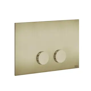 Gessi Ingranaggio Клавиша смыва для инсталляции Geberit Sigma 8 и Sigma 12, цвет: brushed brass PVD 54635#727
