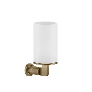 Gessi Inciso Стакан настенный белый, цвет: warm bronze brushed PVD 58507#726