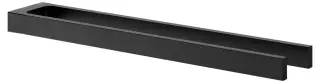 Keuco Edition 11 Полотенцедержатель двойной 45 см, подвесной, цвет: черный матовый 11118 370000