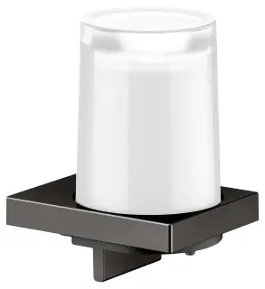 Keuco Edition 11 Дозатор жидкого мыла, подвесной, стеклянная колба, цвет: титан черный 11152 359000