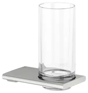 Keuco Edition 400 Держатель стакана, подвесной, в комплекте со стаканом, цвет: нержавеющая сталь 11550 219000