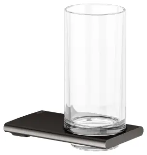 Keuco Edition 400 Держатель стакана, подвесной, в комплекте со стаканом, цвет: титан черный 11550 359000