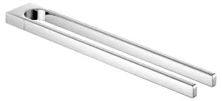 Keuco Collection Moll Полотенцедержатель двойной 45 см, подвесной, цвет: нержавеющая сталь 12718 210000