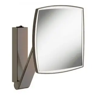 Keuco Kosmetikspiegel Косметическое зеркало подвесное, 5-ти кратное увелич., подсветка, цвет: никель 17613 059004