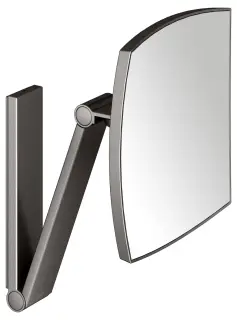 Keuco Kosmetikspiegel Косметическое зеркало подвесное, 5-ти кратное увеличение, цвет: титан черный 17613 350000