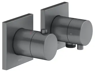 Keuco Edition 11 Смеситель для душа термостат., 2 потреб., встр., внешняя часть, цвет: хром черный 51153 131122