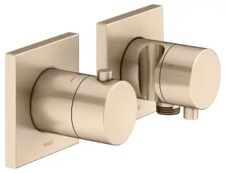 Keuco Edition 11 Смеситель для душа термостатический 3 потреб., встр., внешняя часть, цвет: бронза 51153 031232