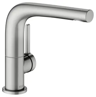 Keuco Edition 400 Смеситель для раковины рычаж. 150, без д/к и гарнитура слива, цвет: нерж. сталь 51505 210100