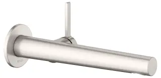 Keuco Edition 400 Смеситель для раковины рычаж., на 1 потреб., излив 24,3 см, встр., цвет: никель 51516 052101