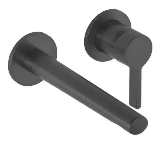 Keuco Edition 400 Смеситель для раковины рычаж., 2 потреб., излив 18,7см, встр., цвет:хром черный 51516 130201