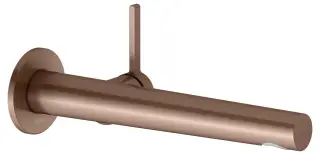 Keuco Edition 400 Смеситель для раковины рычаж., 1 потреб., изл. 24,3см, встр., цвет:красное зол. 51516 292101