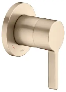 Keuco Edition 400 Смеситель для душа рычажный DN15, встраиваемый, круглая розетка, цвет: бронза 51551 030001