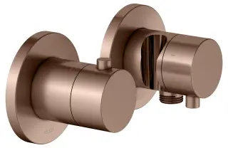 Keuco Edition 400 Смеситель для душа термостат. 3 потреб., встр., внешняя часть, цвет:красное золото 51553 291231