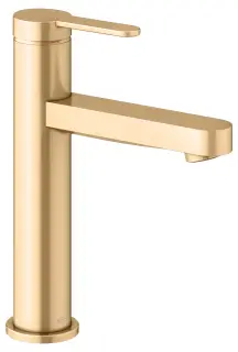 Keuco Ixmo Смеситель для раковины рычажный 130, без д/к и гарнитура для слива, цвет: латунь 59501 253101