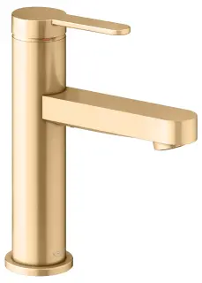 Keuco Ixmo Смеситель для раковины рычажный 100, без д/к и гарнитура для слива, цвет: латунь 59502 253100