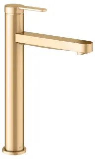 Keuco Ixmo Смеситель для раковины рычаж.210, без д/к и гарнитура слива, изл. 21,5 см, цвет:латунь 59510 253100