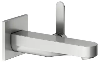 Keuco Ixmo Смеситель для раковины рычажный, 1 потребитель, излив 18,1см, встр., цвет: нерж. сталь 59516 210302