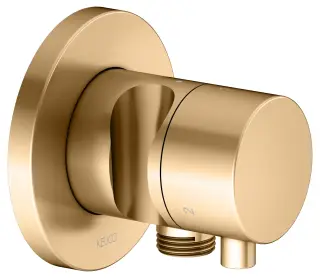 Keuco Ixmo Вентиль-переключатель на 3 потреб. DN15, внеш. часть, выводом шланга и держ., цвет:латунь 59548 251201