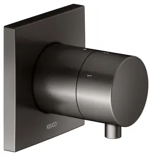 Keuco Ixmo Запорный вентиль с переключателем на 3 потребителя DN15, цвет: титан черный 59549 351002