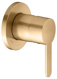 Keuco Ixmo Смеситель для душа рычажный DN15, встраиваемый, круглая розетка, цвет: латунь 59551 250301