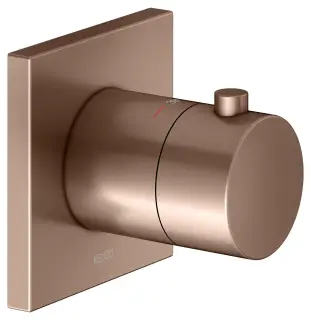 Keuco Ixmo Смеситель для душа термостатический, 1 потреб., встр., внешняя часть, цвет:красное золото 59553 290002