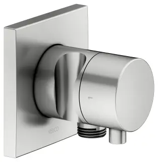 Keuco Ixmo Запорный вентиль с переключателем на 2 потребителя DN15 и держ. лейки, цвет: нерж. сталь 59557 211202