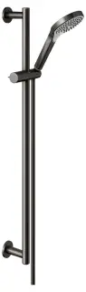 Keuco Ixmo Душевой гарнитур: штанга 85,5см, шланг 160см, душ. лейка 3 вида струи, цвет: титан черный 59587 350801