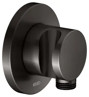 Keuco Ixmo Шланговое подключение с держателем душевой лейки DN15, цвет: титан черный 59592 350001