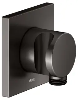 Keuco Ixmo Шланговое подключение с держателем душевой лейки DN15, цвет: титан черный 59592 350002