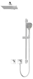 Keuco Ixmo Sets Душевой комплект: термостат. встр. смеситель, без излива, шланг, штанга, цвет: хром 59653 011002