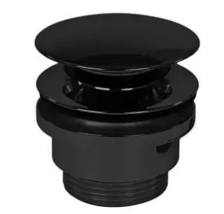 Keuco Armaturenzubehör Донный клапан Push-Open 1 1/4 дюйма, универсальный, цвет: хром черный 59902 130000