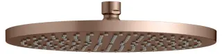 Keuco Brausen und Brausezubehör Верхний душ без кронштейна d25 см, 1 вид струи, цвет: красное золото 59886 290201