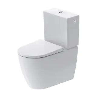 Duravit Bento Starck Box Унитаз напольный 39x65 безободковый с крышкой и бачком, цвет: белый глянц. D4600300