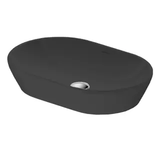 Duravit D-Neo Раковина накладная 60x40x12.5h см, без перелива, цвет: антрацит матовый 2372601370