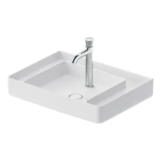 Duravit Bento Starck Box Раковина подвесная 65x48x19h см, без перелива, цвет: белый глянцевый 2379652000