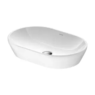 Duravit D-Neo Раковина накладная 60x40x12.5h см, без перелива, цвет: белый глянцевый 23726000701