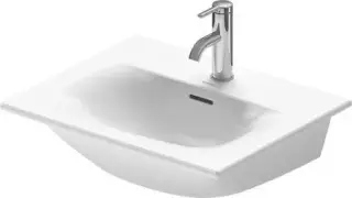 Duravit XViu Раковина подвесная 53x43x18.5h см, с переливом, цвет: белый глянцевый 23445300001