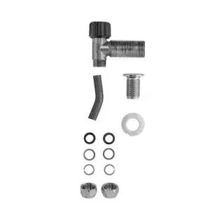 Duravit DuraStyle Комплект переходников для бачка, цвет: хром 0075081000