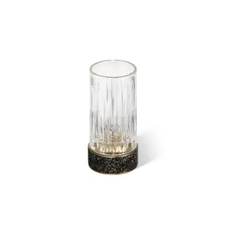 Decor Walther Rocks Стакан для зубных щеток настольный граненый, с кристаллами, цвет: золото 0934267