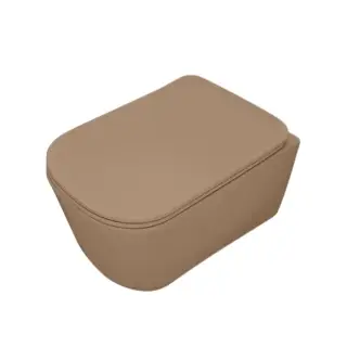 Kerasan Tribeca Унитаз подвесной 54x35 см безободковый, с креплением, без сидения, цвет: Bruno matt 511488