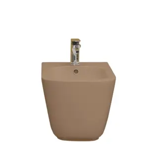 Kerasan Tribeca Биде подвесное 35x54 см, с 1 отверстием под смеситель и креплением, цвет: Bruno matt 512588