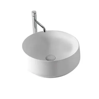 Kerasan F10 Раковина чаша d43x16h см, без перелива и отверстия под смеситель, цвет: Bianco matt 460430