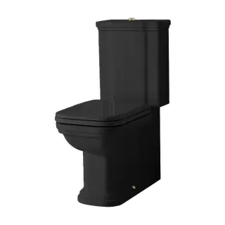 Kerasan Waldorf Чаша для унитаза, без крепления, сиденья и бачка, цвет: Nero lucido 411704nero lucido