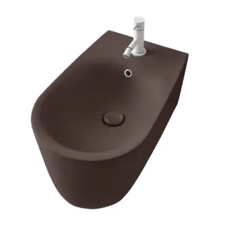 Kerasan Nolita Биде подвесное 35x55 см, с 1 отверс. под смеситель и креплением, цвет: Borgogna matt 532575*1