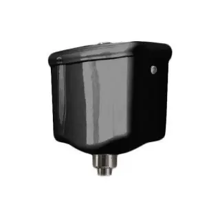 Kerasan Retro Бачок для унитаза подвесной низкий, без трубы и механизма, цвет: Nero lucido 108204 nero