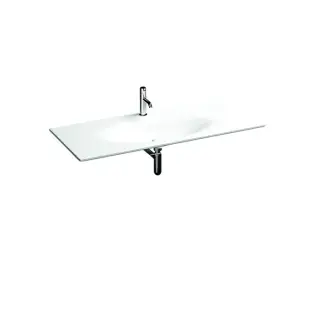 Kerasan Shape Раковина накладная 122x52 см, с 1 отверстием под смеситель, цвет: Bianco matt 548030*1